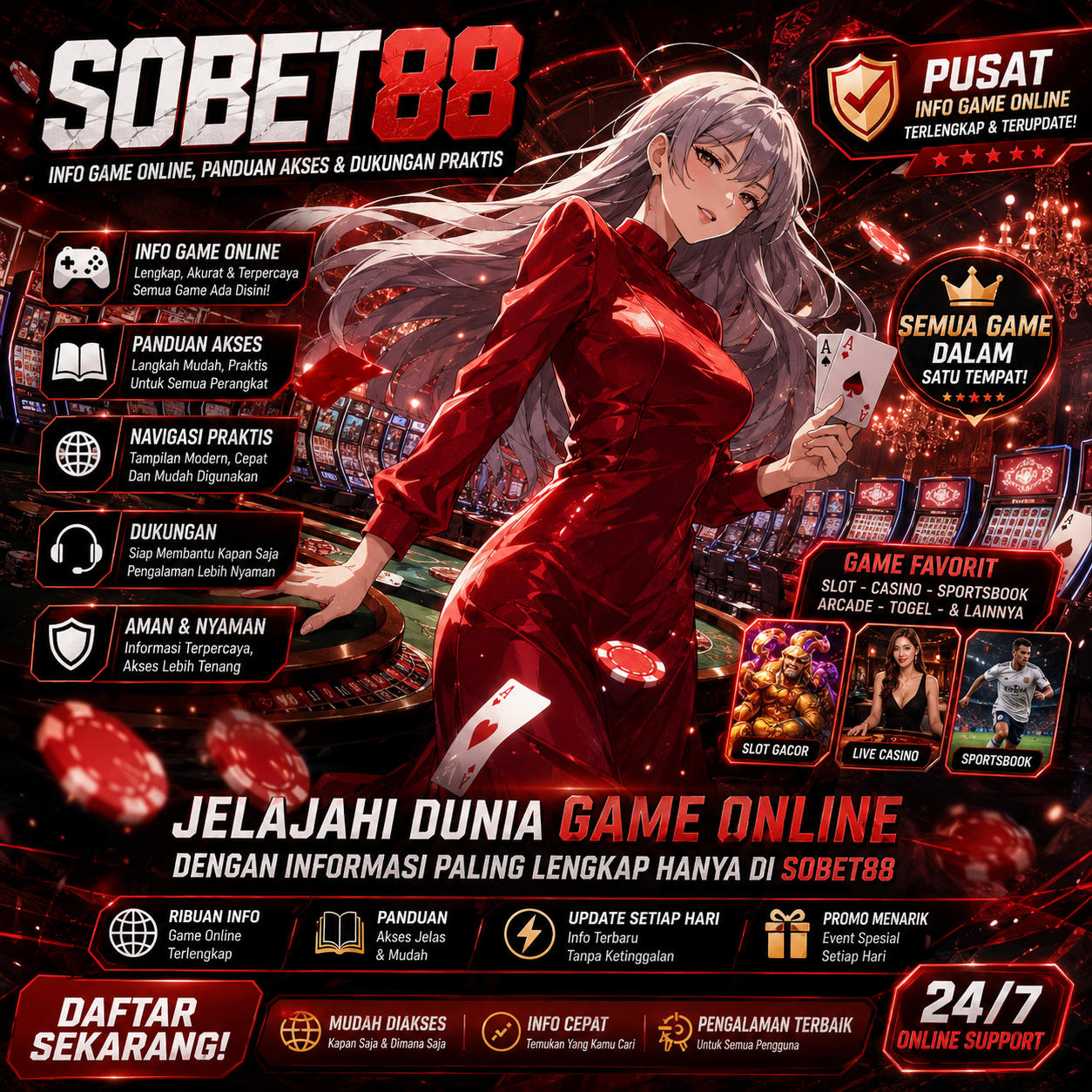 Thumbnail 1 of 3, Poster, SOBET88 | Info Game Online, Panduan Akses & Dukungan Praktis designed and sold by SOBET88.
